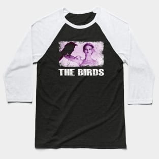 Terror Takes Flight The Birds Iconic Scene Tee Baseball T-Shirt